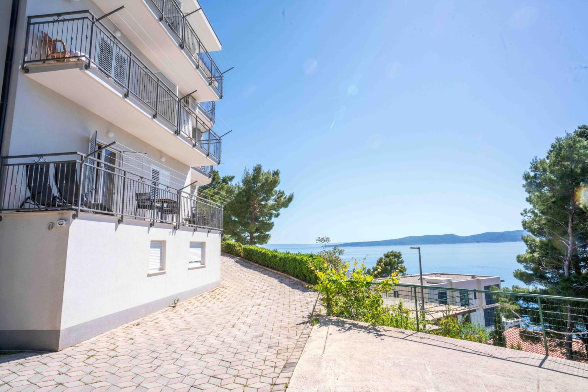 Sea View Apartment Gin Brela Rum bild