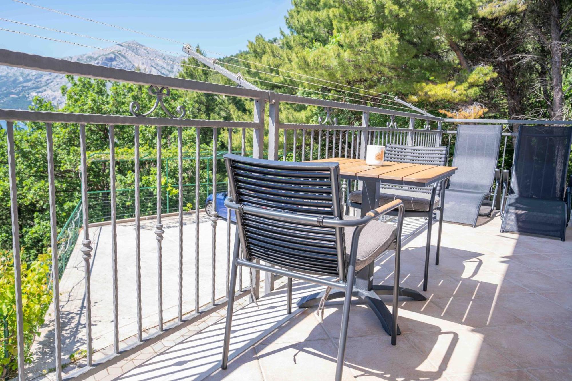 Sea View Apartment Gin Brela Rum bild